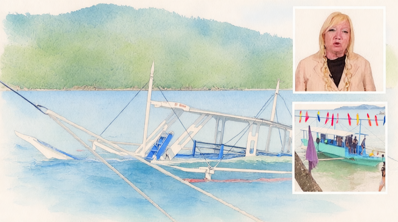 9 Italian Tourists Survive Boat Sinking in Philippines: No Safety Gear!