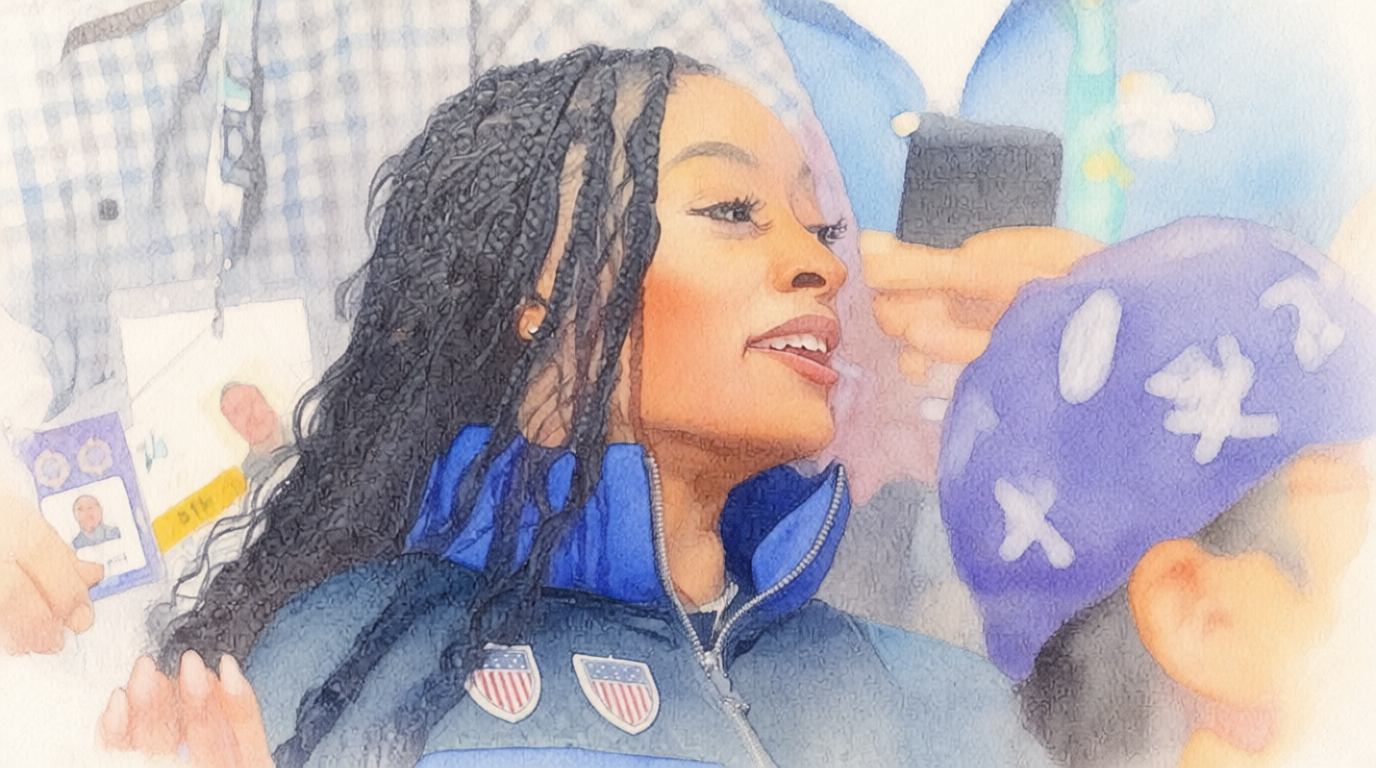 Simone Biles Offers Mental Health Support to Ilia Malinin